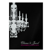 311-Glitz Chandelier - Invitation Metallic Silver