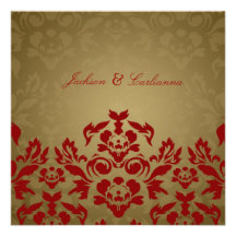311-Golden Flame Square Invite