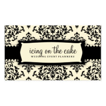311-Icing on the Cake Liquorice Cream Business Card Template