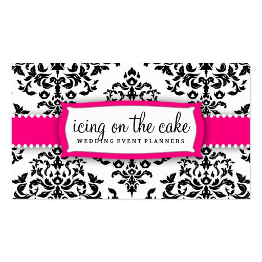 311 Icing on the Cake - Strawberry Frosting Business Card Template