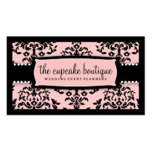 311 Icing on the Cake - Sweet Icing Pink Business Card Template