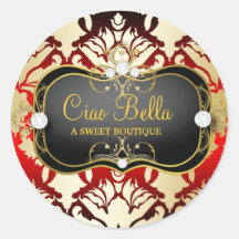 311 Jet Black Ciao Bella Cherry Sass Sticker