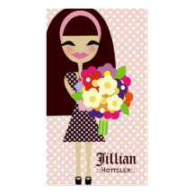 311-KILA | FLOWER & BUTTERFLY INTERCHANGEABLE HAIR BUSINESS CARD
