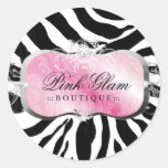 311-Lavish Pink Platter | Zebra Stickers