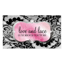 311 Love Lace - Pink Platter Business Card