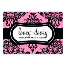 311 Lovey Dovey Damask Appointment Card Business Card Templates