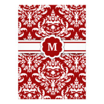 311-Marissa Monogram Damask Lime Custom Invites