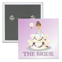 311 "Miss Wright" Brunette | Eggplant Pin