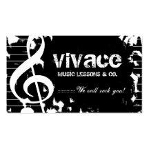311-MUSICAL MAESTRO - GRUNGE BUSINESS CARDS