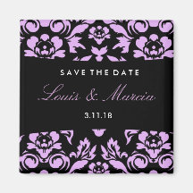311-Outback Damask | Lilac Magnet