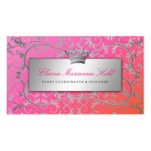 311-Silver Divine | Dreamsicle Business Card Template