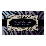 311-Sophisticated Jungle Hydrangea Business Cards