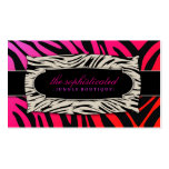 311-Sophisticated Jungle Purple Punch Business Card Templates
