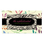 311-Sophisticated Leaves Business Card Templates