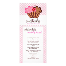 311-Sweet Cakes Cupcake Rackcard Rack Card