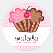 311-Sweet Cakes Cupcake Sticker