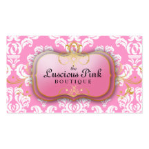 311 The Luscious Pink Plate | Pink Business Cards