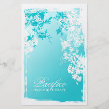 311-Tranquil Blue Garden Fade Personalized Flyer