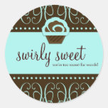 311-Turquiose Swirly Sweet Too Stickers