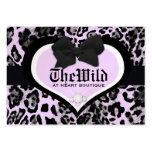 311 Wild at Heart Luscious Lilac Business Card Template