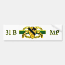 31B 1st Cavalry Division Bumper Sticker