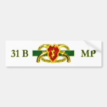 31B 25th Infantry Division Bumper Sticker