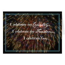 3312 Celebrate with Fireworks Card