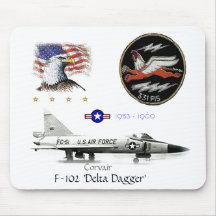 331 FIS SQ -F-102 CORVAIR -DELTA DAGGER MOUSEPADS