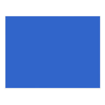 3366CC Solid Blue Background Colour Template Postcards