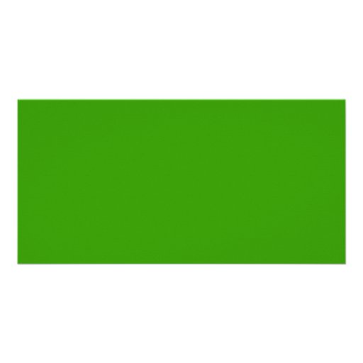 339900 Green Solid Colour Background Photo Card