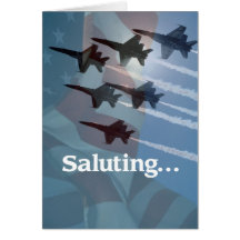 3434 Blue Angels Salute Cards