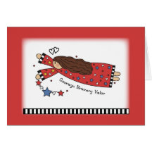 3438 Angel of Courage Greeting Card