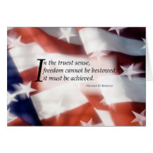 3445 Freedom Flag Card
