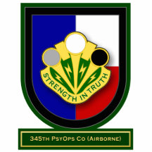 345th Psychological Operations Co - Airborne flash Photo Cut Out