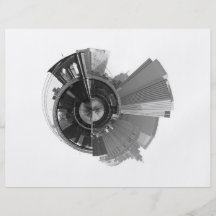 360 Degree Panoramic View of Brooklyn NYC Personalized Flyer