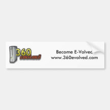 360 Evolved Bumper Sticker