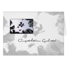 3699 Graduation Tossing Hats Greeting Cards