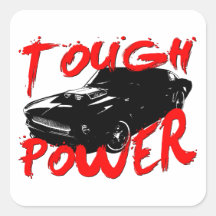 394 Tough Power Mustang Sticker