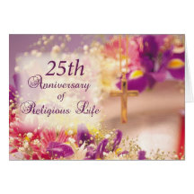 3992_25th Anniversary Religious Life Celebration Cards