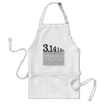 3.1415926 Pi Apron