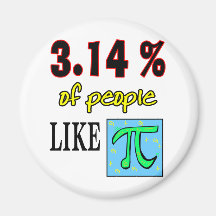 3.14likepi fridge magnet