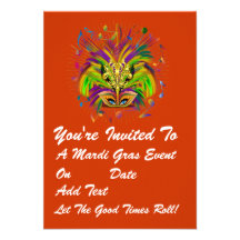 3.5" x 5" Portrait Party Time Creatives Personalised Announcements
