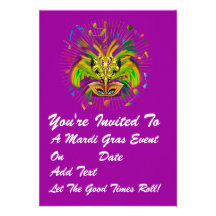 3.5" x 5" Portrait Party Time Creatives Personalized Invitation