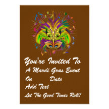 3.5" x 5" Portrait Party Time Creatives Custom Announcement
