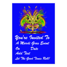 3.5" x 5" Portrait Party Time Creatives Custom Invites