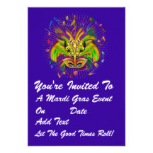 3.5" x 5" Portrait Party Time Creatives Custom Invites