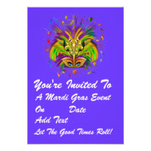 3.5" x 5" Portrait Party Time Creatives Personalized Announcements