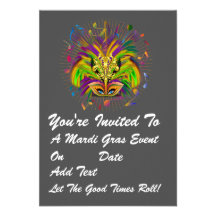 3.5" x 5" Portrait Party Time Creatives Invitation