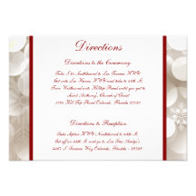 3.5x5 Directions Winter Blur Custom Invitations