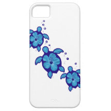 3 Blue Honu Turtles iPhone 5 Cover